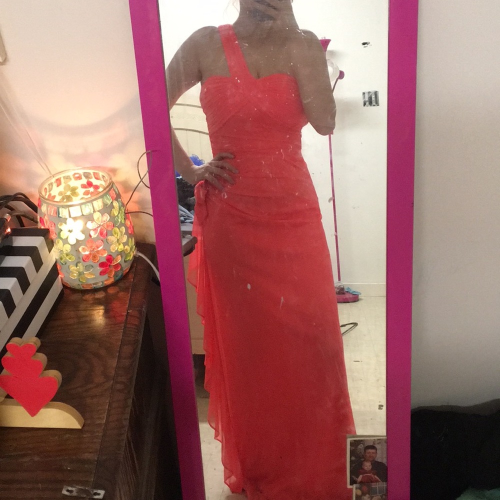 pink prom dress